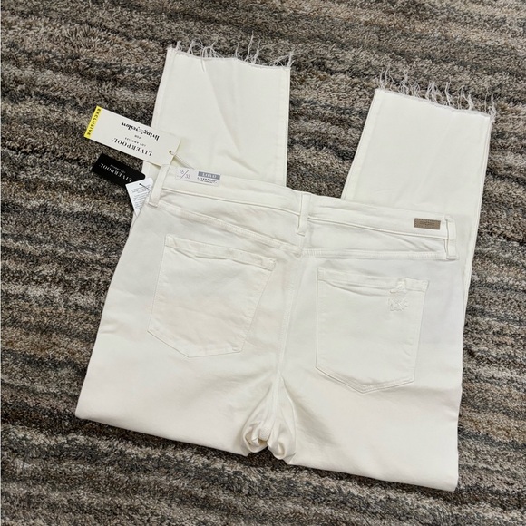 Liverpool Cropped Straight Leg Jeans Sz 16/33 NWT | Liverpool Straight Leg Jeans - Picture 12 of 12